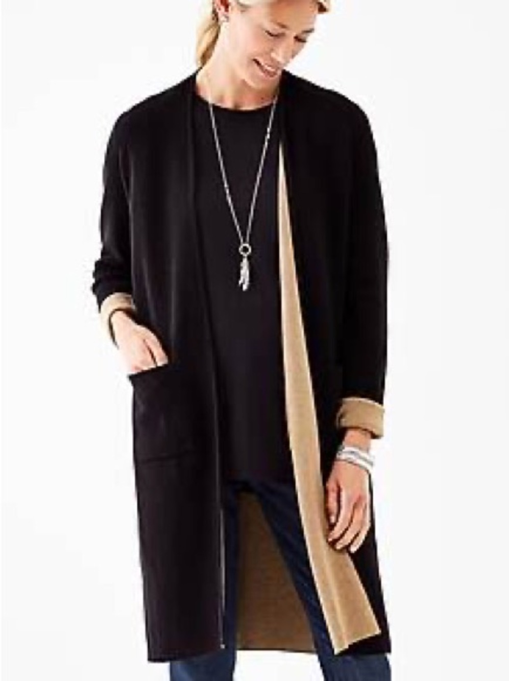 J. Jill Double Faced Cardigan